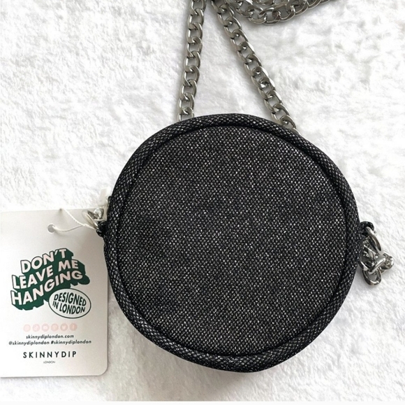 🔹️Skinny Dip🔹️ London Smiley Rhinestone crossbody bag NWT - Picture 5 of 6